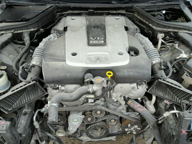 JN1BV7AP3FM350144 - 2015 INFINITI Q50 BASE Чорний фото 7