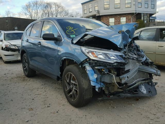 5J6RM4H47GL047510 - 2016 HONDA CR-V SE TEAL photo 1