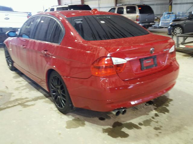 WBAVA37548NL17779 - 2008 BMW 328 I RED photo 3