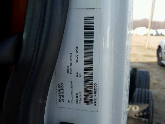 3HCDJSNR4GL363905 - 2016 INTERNATIONAL PROSTAR თეთრი ფოტო 10