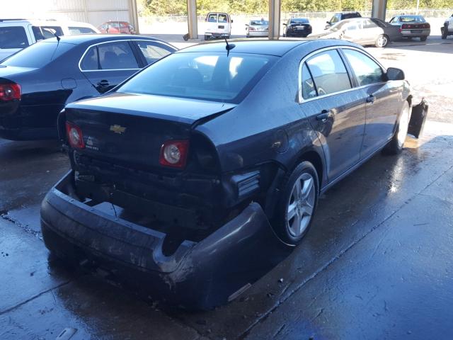 1G1ZB5E12BF120889 - 2011 CHEVROLET MALIBU LS ნაცრისფერი ფოტო 4