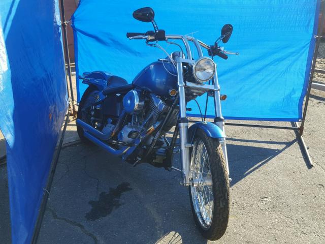 1HD1BHY15YY067621 - 2000 HARLEY-DAVIDSON FXST BLUE photo 1