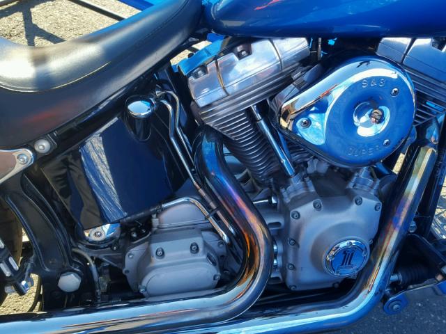 1HD1BHY15YY067621 - 2000 HARLEY-DAVIDSON FXST BLUE photo 7