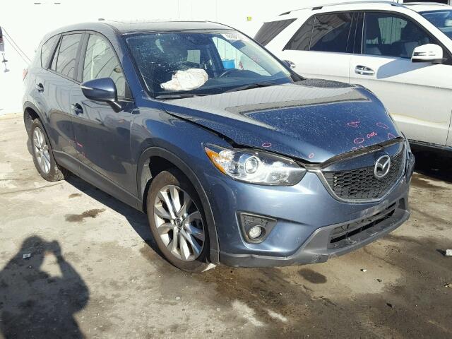 JM3KE4DY7F0478496 - 2015 MAZDA CX-5 GT BLUE photo 1