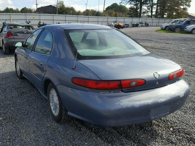 1MEFM50U6XA640487 - 1999 MERCURY SABLE GS BLUE photo 3