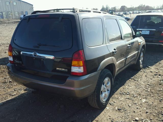 4F2CZ96104KM24389 - 2004 MAZDA TRIBUTE ES BLACK photo 4