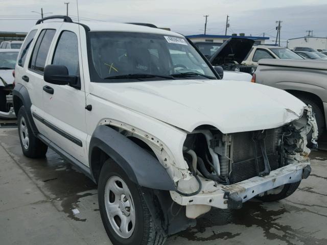 1J4GK48K97W685476 - 2007 JEEP LIBERTY SP WHITE photo 1