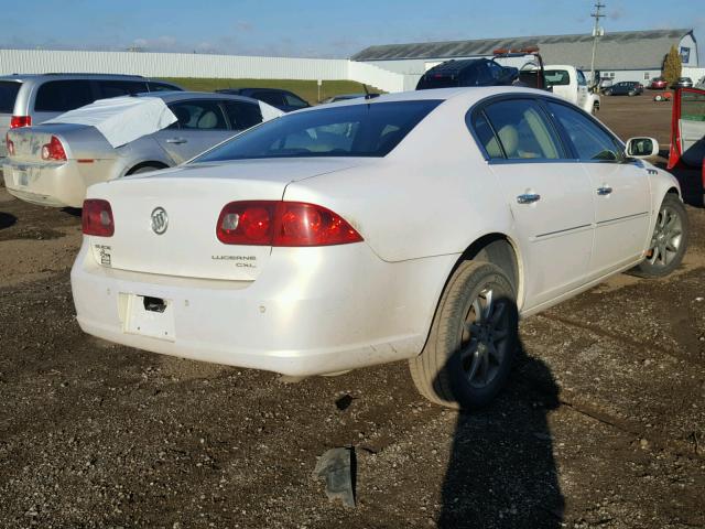 1G4HD57227U139251 - 2007 BUICK LUCERNE CX WHITE photo 4