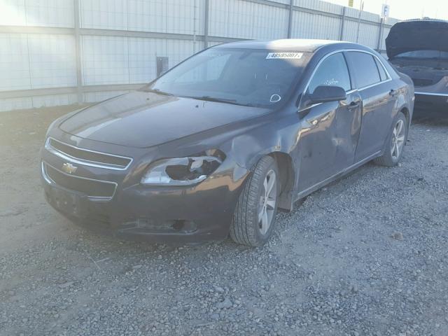 1G1ZC5E15BF268158 - 2011 CHEVROLET MALIBU 1LT BLACK photo 2