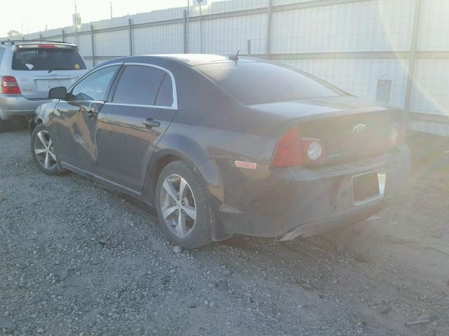 1G1ZC5E15BF268158 - 2011 CHEVROLET MALIBU 1LT 黑色 照片 3