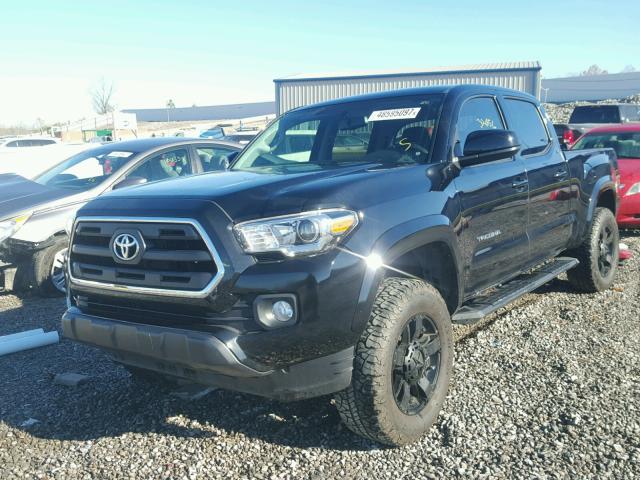 5TFBZ5DN8GX001643 - 2016 TOYOTA TACOMA DOU BLACK photo 2