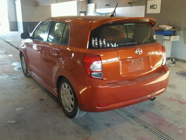 JTKKU10428J029584 - 2008 TOYOTA SCION XD ORANGE photo 3