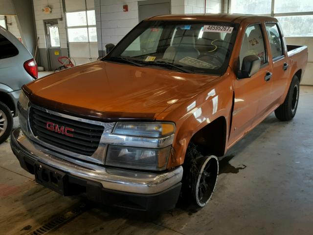 1GTCS138868152407 - 2006 GMC CANYON ORANGE photo 2