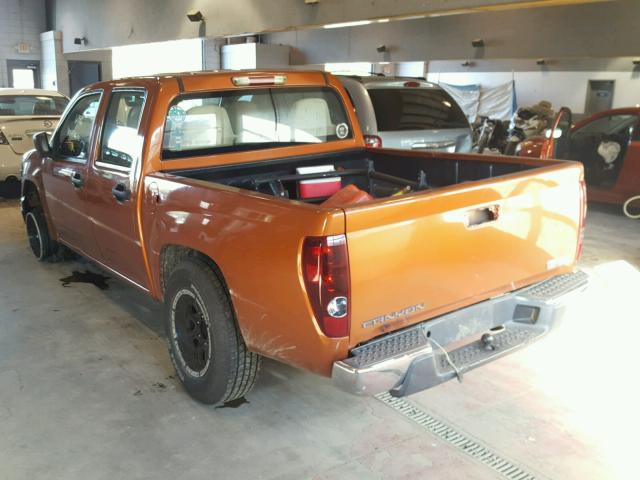 1GTCS138868152407 - 2006 GMC CANYON ORANGE photo 3