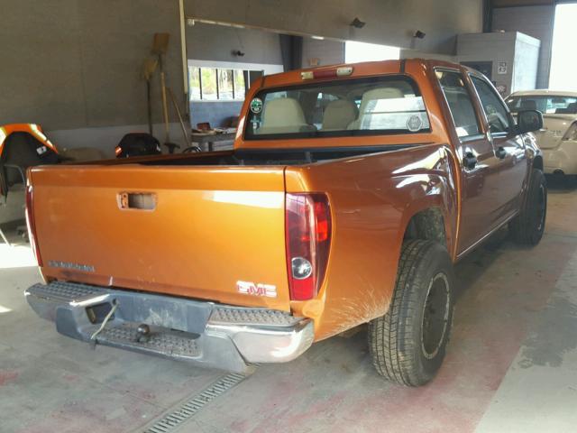 1GTCS138868152407 - 2006 GMC CANYON ORANGE photo 4