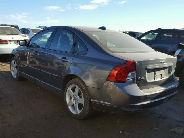 YV1MS382X82379411 - 2008 VOLVO S40 2.4I GRAY photo 3