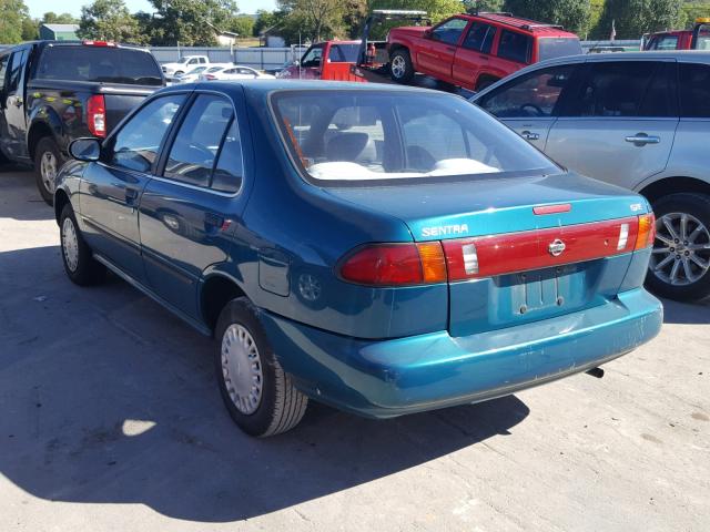 1N4AB41D5TC805461 - 1996 NISSAN SENTRA E TURQUOISE photo 3