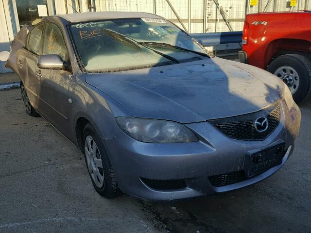 JM1BK12G161502666 - 2006 MAZDA 3 I GRAY photo 1