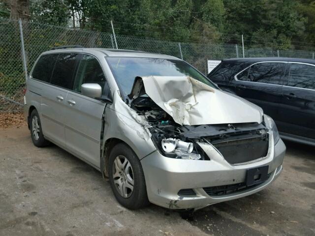 5FNRL38715B108203 - 2005 HONDA ODYSSEY EX SILVER photo 1