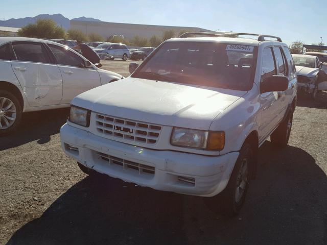 4S2CK58W0X4376248 - 1999 ISUZU RODEO S WHITE photo 2