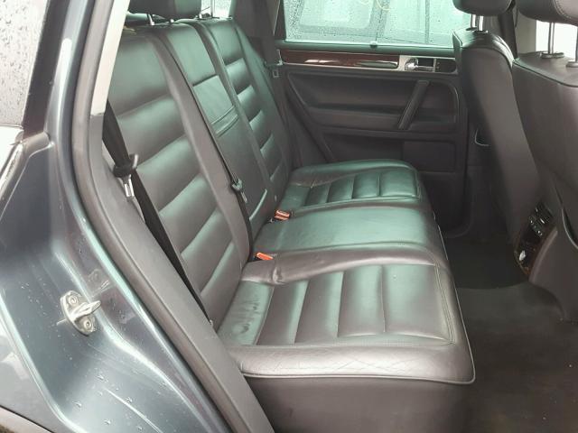 WVGZG77L16D044064 - 2006 VOLKSWAGEN TOUAREG 3. GRAY photo 6