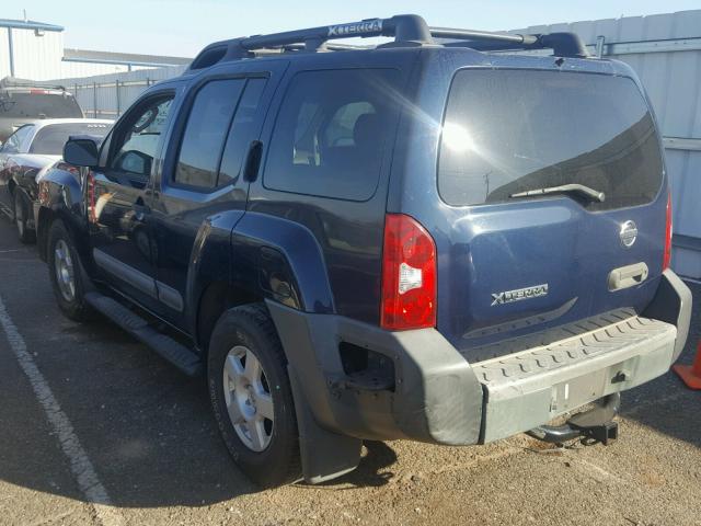 5N1AN08U56C513714 - 2006 NISSAN XTERRA OFF BLUE photo 3