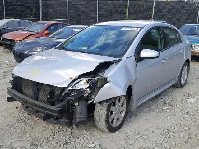 3N1AB6AP3BL636482 - 2011 NISSAN SENTRA 2.0 SILVER photo 2