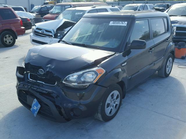 KNDJT2A51C7471555 - 2012 KIA SOUL BLACK photo 2