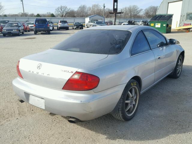 19UYA42692A001316 - 2002 ACURA 3.2CL TYPE SILVER photo 4