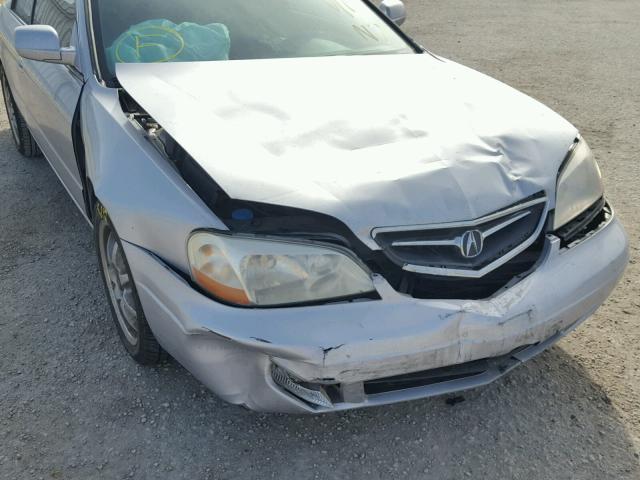 19UYA42692A001316 - 2002 ACURA 3.2CL TYPE SILVER photo 9