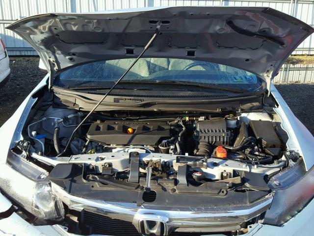 2HGFB2F59CH524624 - 2012 HONDA CIVIC LX SILVER photo 7