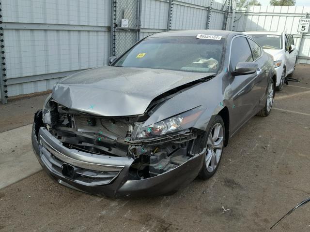 1HGCS2B85BA002346 - 2011 HONDA ACCORD EXL GRAY photo 2