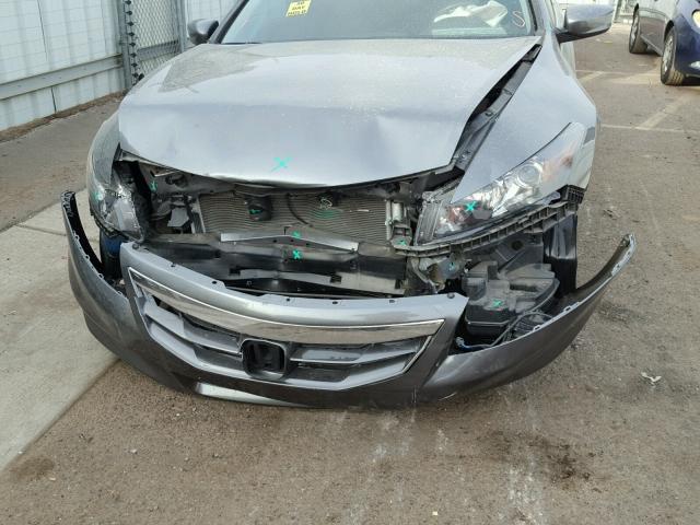 1HGCS2B85BA002346 - 2011 HONDA ACCORD EXL GRAY photo 9