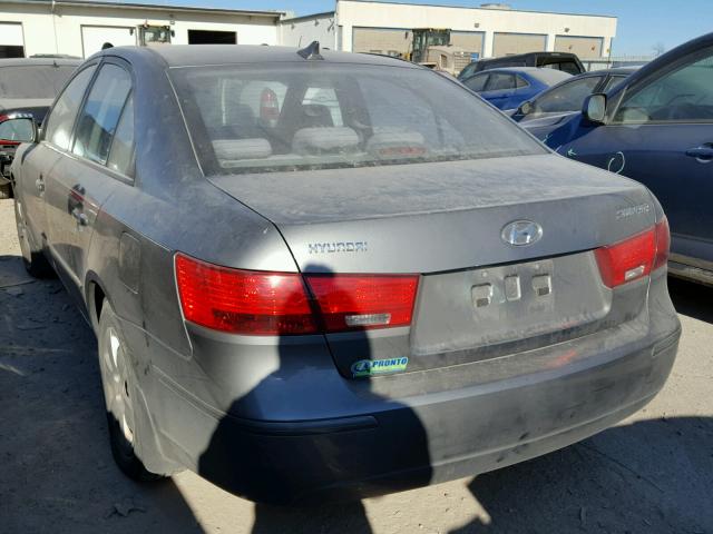 5NPET4AC1AH649663 - 2010 HYUNDAI SONATA GLS GRAY photo 3