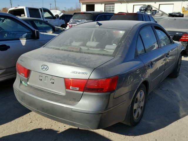 5NPET4AC1AH649663 - 2010 HYUNDAI SONATA GLS GRAY photo 4