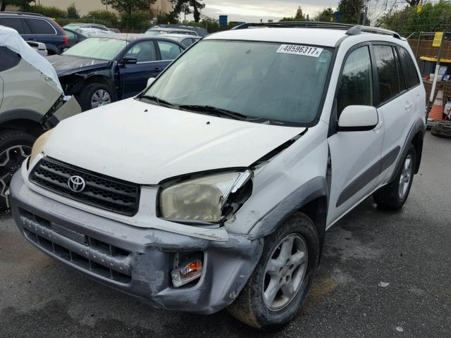 JTEHH20V810049608 - 2001 TOYOTA RAV4 WHITE photo 2