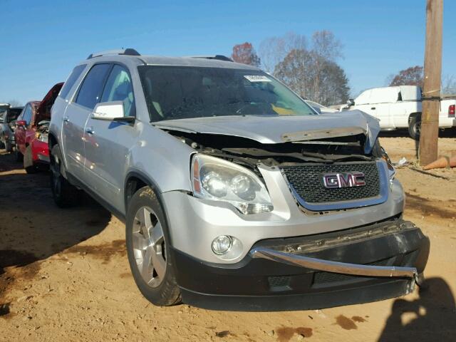 1GKLRMED2AJ188204 - 2010 GMC ACADIA SLT SILVER photo 1