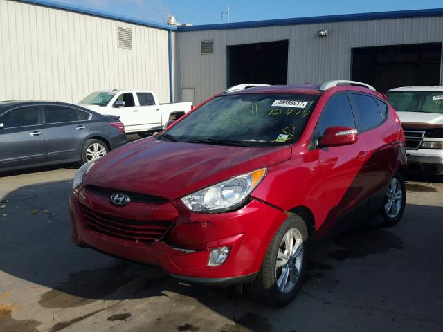 KM8JU3AC7DU743364 - 2013 HYUNDAI TUCSON GLS RED photo 2