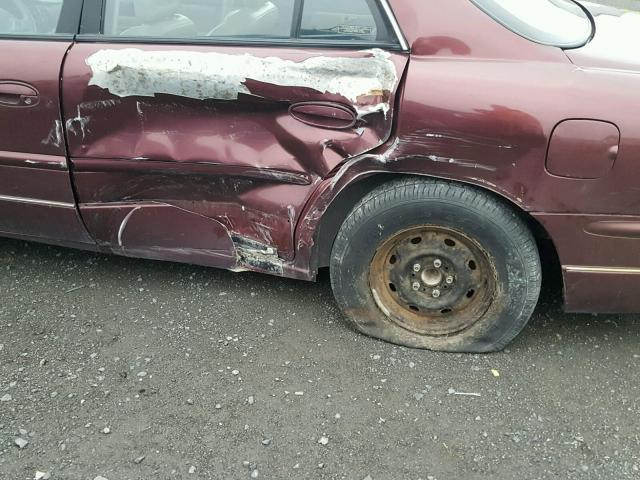 2G4WB52K0X1493902 - 1999 BUICK REGAL LS BURGUNDY photo 10