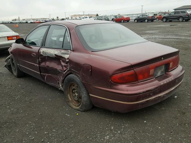 2G4WB52K0X1493902 - 1999 BUICK REGAL LS BURGUNDY photo 3