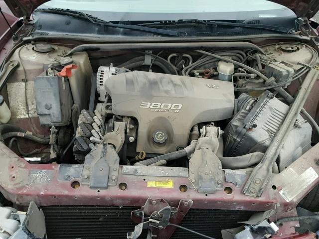 2G4WB52K0X1493902 - 1999 BUICK REGAL LS BURGUNDY photo 7