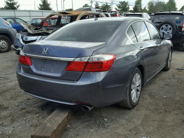 1HGCR2F81FA171209 - 2015 HONDA ACCORD EXL GRAY photo 4