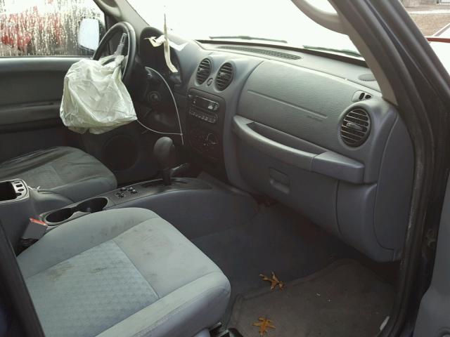 1J4GL48K76W180113 - 2006 JEEP LIBERTY SP BLUE photo 5