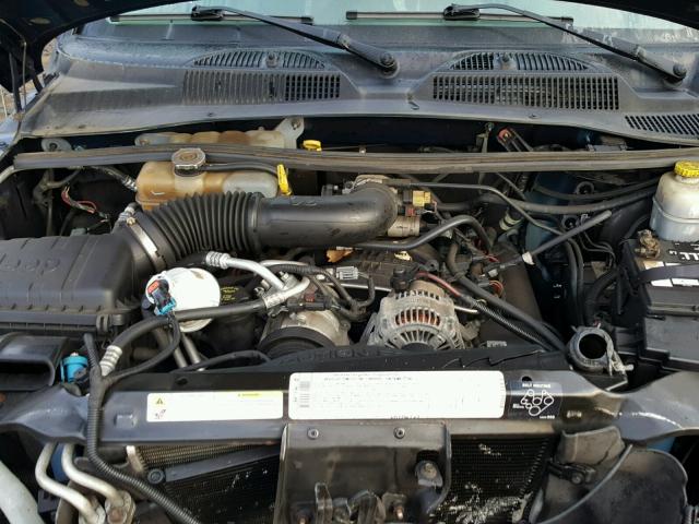 1J4GL48K76W180113 - 2006 JEEP LIBERTY SP BLUE photo 7