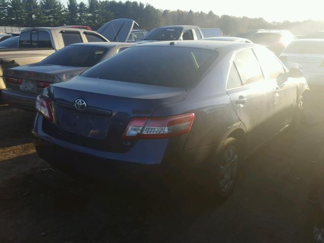 4T1BF3EK0AU579001 - 2010 TOYOTA CAMRY BASE BLUE photo 4