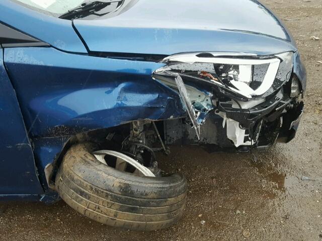 KMHDH4AE4EU117216 - 2014 HYUNDAI ELANTRA SE BLUE photo 9