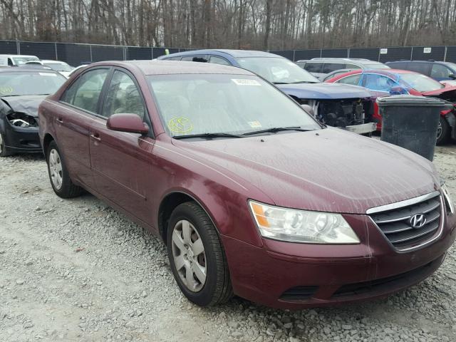 5NPET46C59H531538 - 2009 HYUNDAI SONATA GLS BURGUNDY photo 1