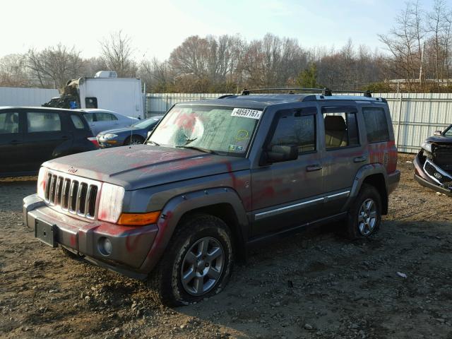 1J8HG58P87C607648 - 2007 JEEP COMMANDER 灰色 照片 2