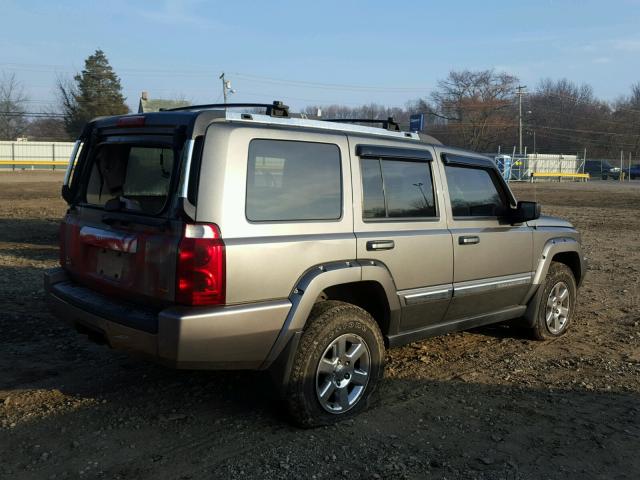 1J8HG58P87C607648 - 2007 JEEP COMMANDER GRAY photo 4