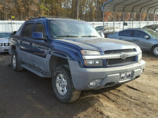 3GNEK13T22G171561 - 2002 CHEVROLET AVALANCHE BLUE photo 1